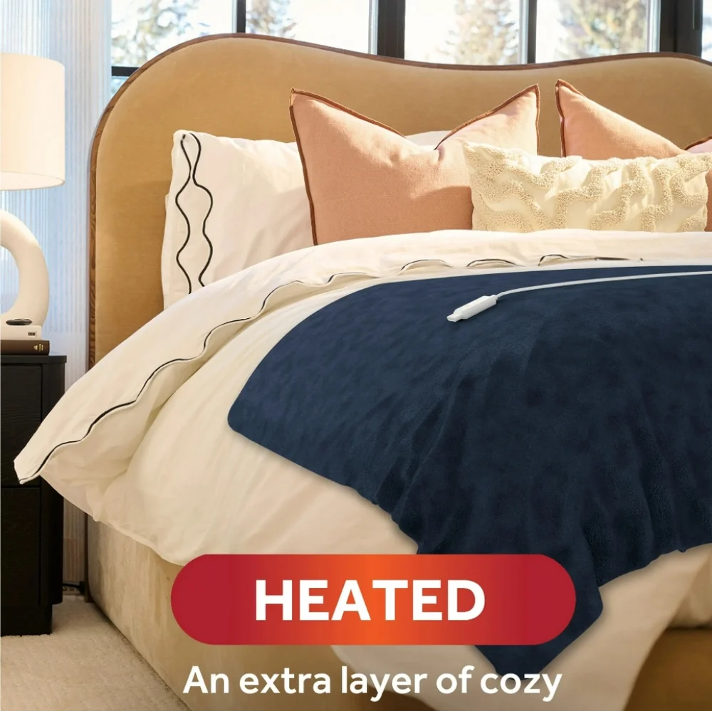 Sunbeam Throw Poseidon Microplush, Electric Blanket - Picture 7 of 7